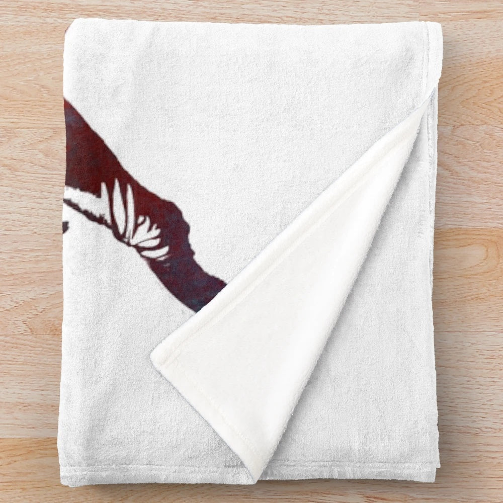 Fencing-themed plush blanket with a sporty design