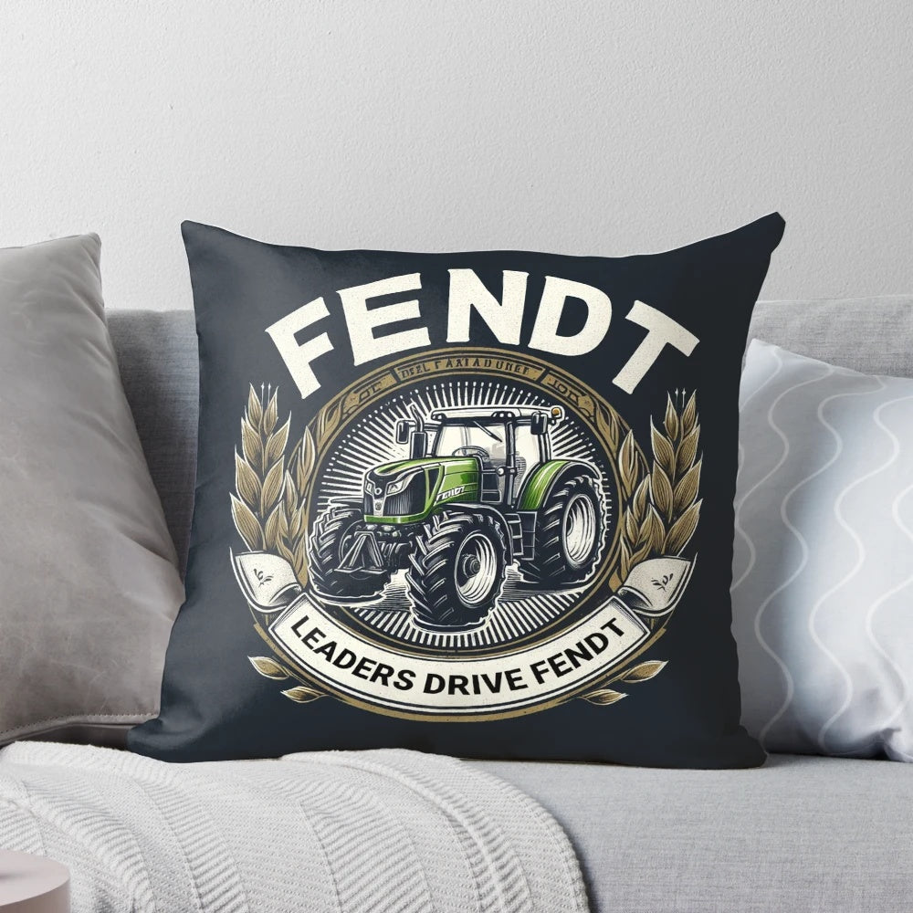 Fendt tractor pillow, agricultural machinery home decor