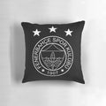 Fenerbahce Football Club Black Pillow with official team logo and colors