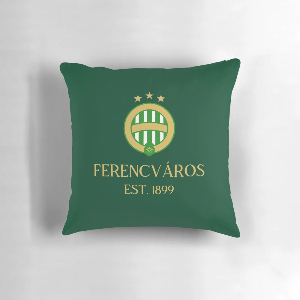 Ferencváros TC Gold Football Pillow - Representation of the Hungarian Football Club Ferencváros