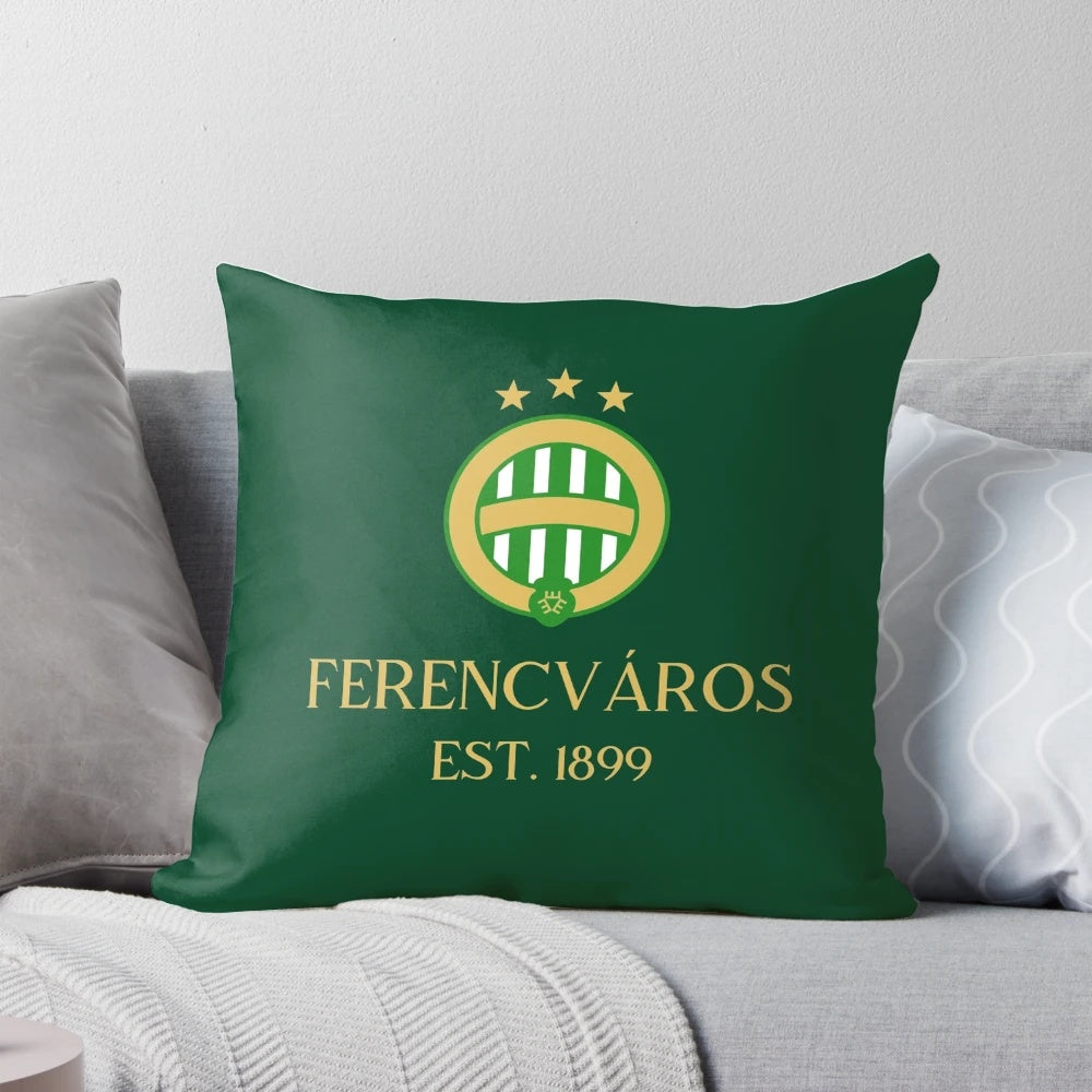 Ferencváros TC Gold Football Pillow - Representation of the Hungarian Football Club Ferencváros