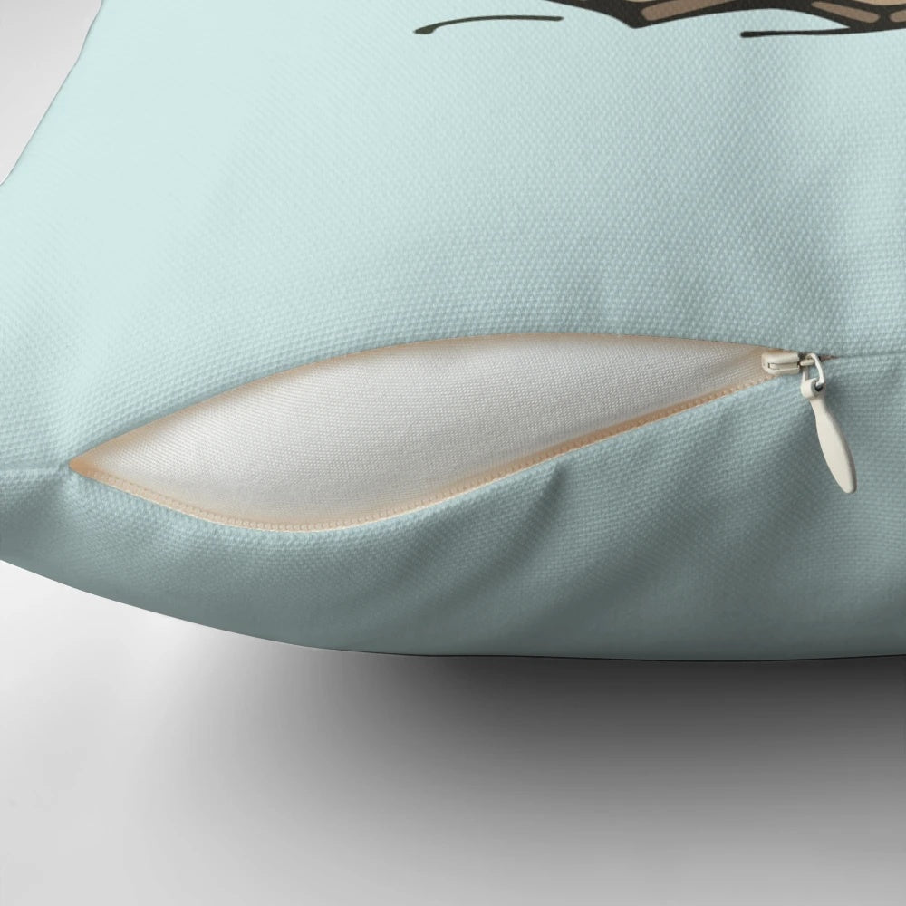 Pillow featuring the iconic Charlie Brown Christmas tree from the Peanuts franchise