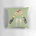 Cozy Christmas Cheers Pillow - Soft, Festive Holiday Decor