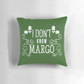 Decorative pillow featuring a quote from the movie "Christmas Vacation" with the characters Todd and Margo, designed by Kelly Design Company.