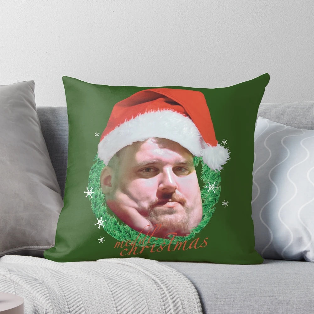 Christmas pillow featuring a dragon lord design