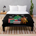 Five Nights At Freddy's themed Christmas plush blanket