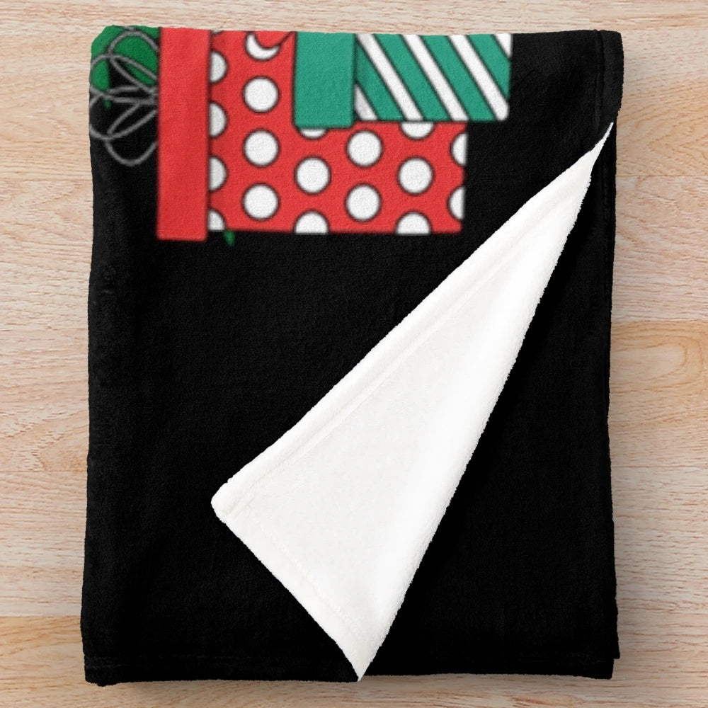 Five Nights At Freddy's themed Christmas plush blanket