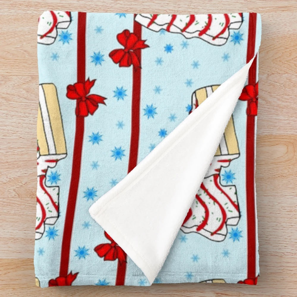 Little Debbie Christmas Cakes Plush Blanket