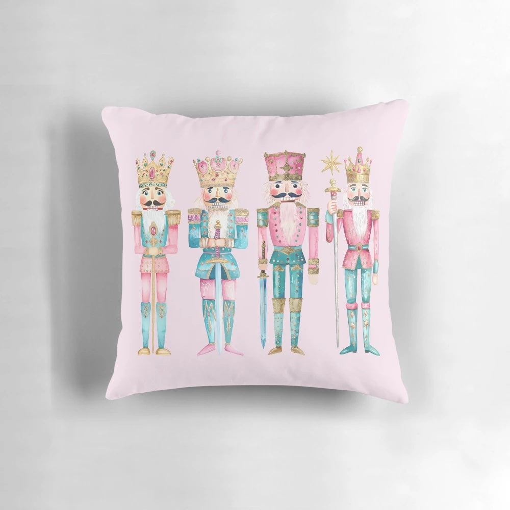 A watercolor holiday tshirt featuring a festive nutcracker design, perfect for the Christmas season.