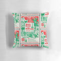 Santa Claus Conquers the Martians Pillow, featuring a classic Christmas sci-fi movie scene
