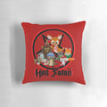A cozy throw pillow featuring the Woodland Critters from the South Park episode "Woodland Critter Christmas"