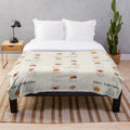 Soft and cozy plush blanket inspired by Taylor Swift's autumn aesthetic