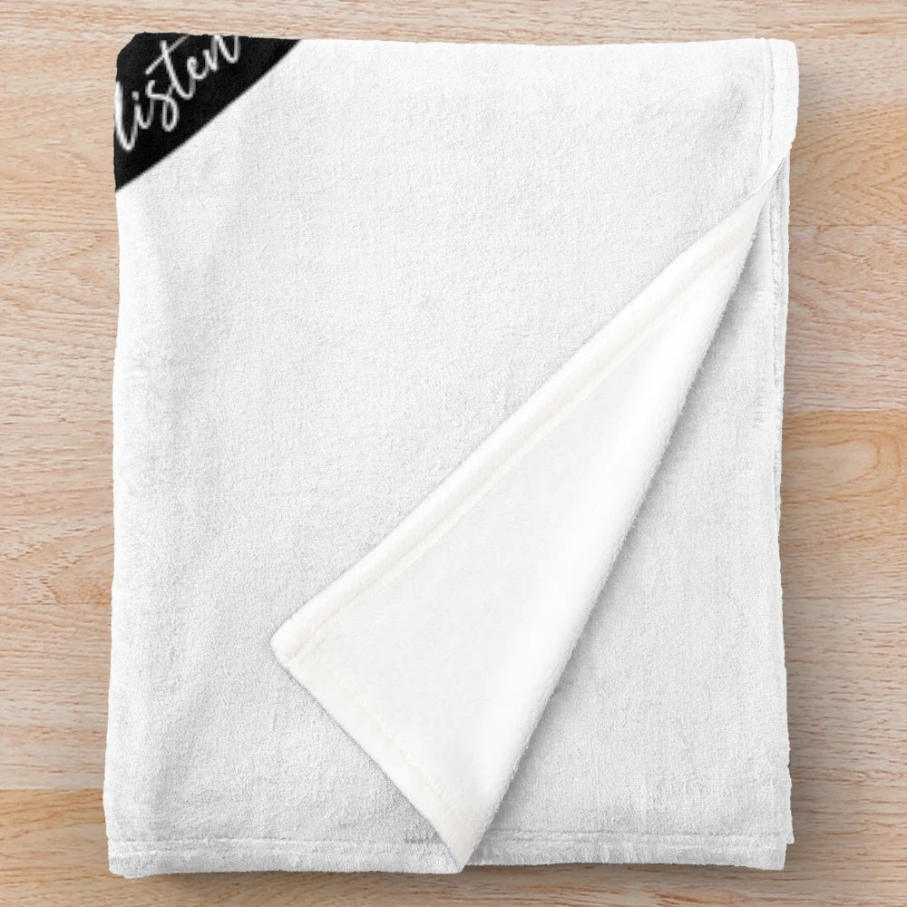 ACOTAR Night Court Plush Blanket featuring Feyre, Rhysand, and the Velaris skyline