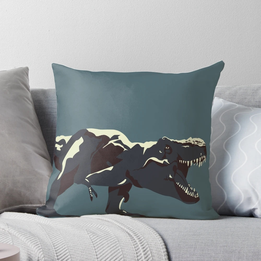 Cozy T-Rex Shaped Pillow with Realistic Dinosaur Details