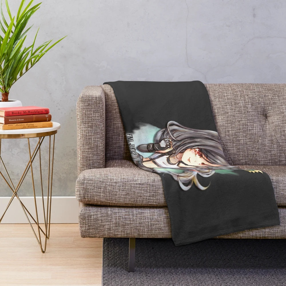 Final Fantasy 7 Remake Tifa Lockhart Plush Blanket