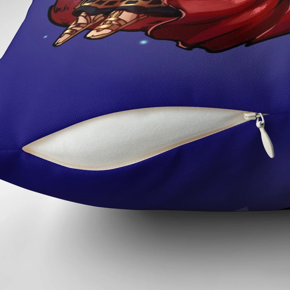 "High-quality plush pillow inspired by the character G'raha Tia from the popular video game Final Fantasy XIV"