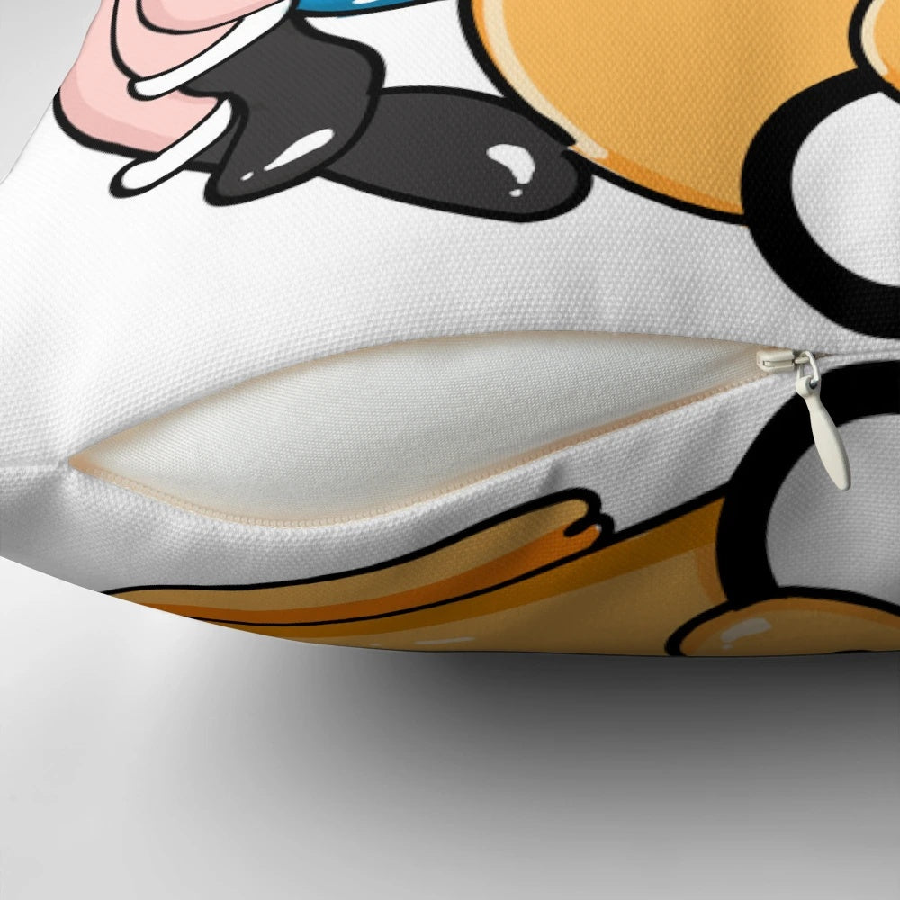 Adventure Time Finn the Human and Jake the Dog Cartoon Pillow