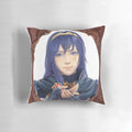 A vibrant and colorful pillow featuring a butterfly and dragons, perfect for Fire Emblem and Super Smash Bros enthusiasts.