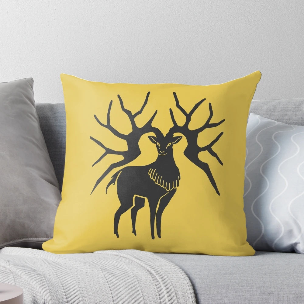 Fire Emblem: Three Houses Golden Deer Emblem Pillow featuring the iconic crest and logo from the Nintendo Switch tactical RPG