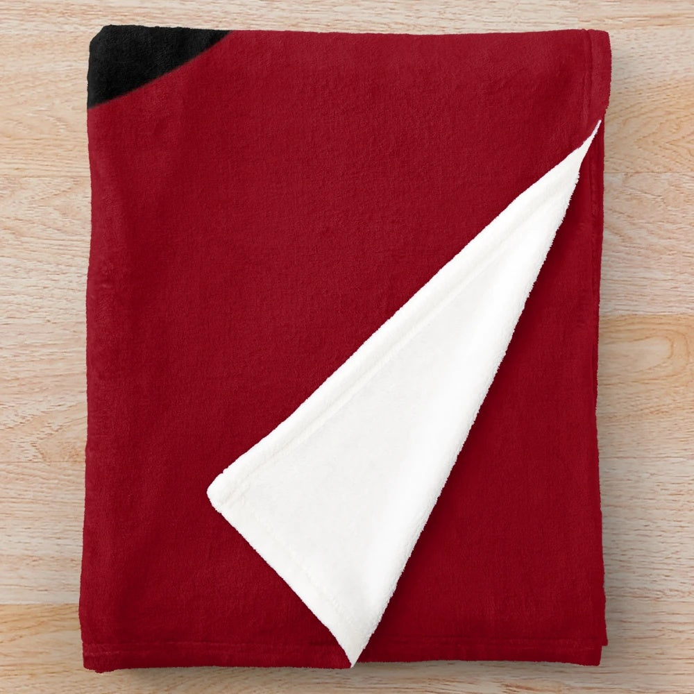 Fire Nation logo plush blanket featuring the iconic emblem from the Avatar: The Last Airbender and Legend of Korra series