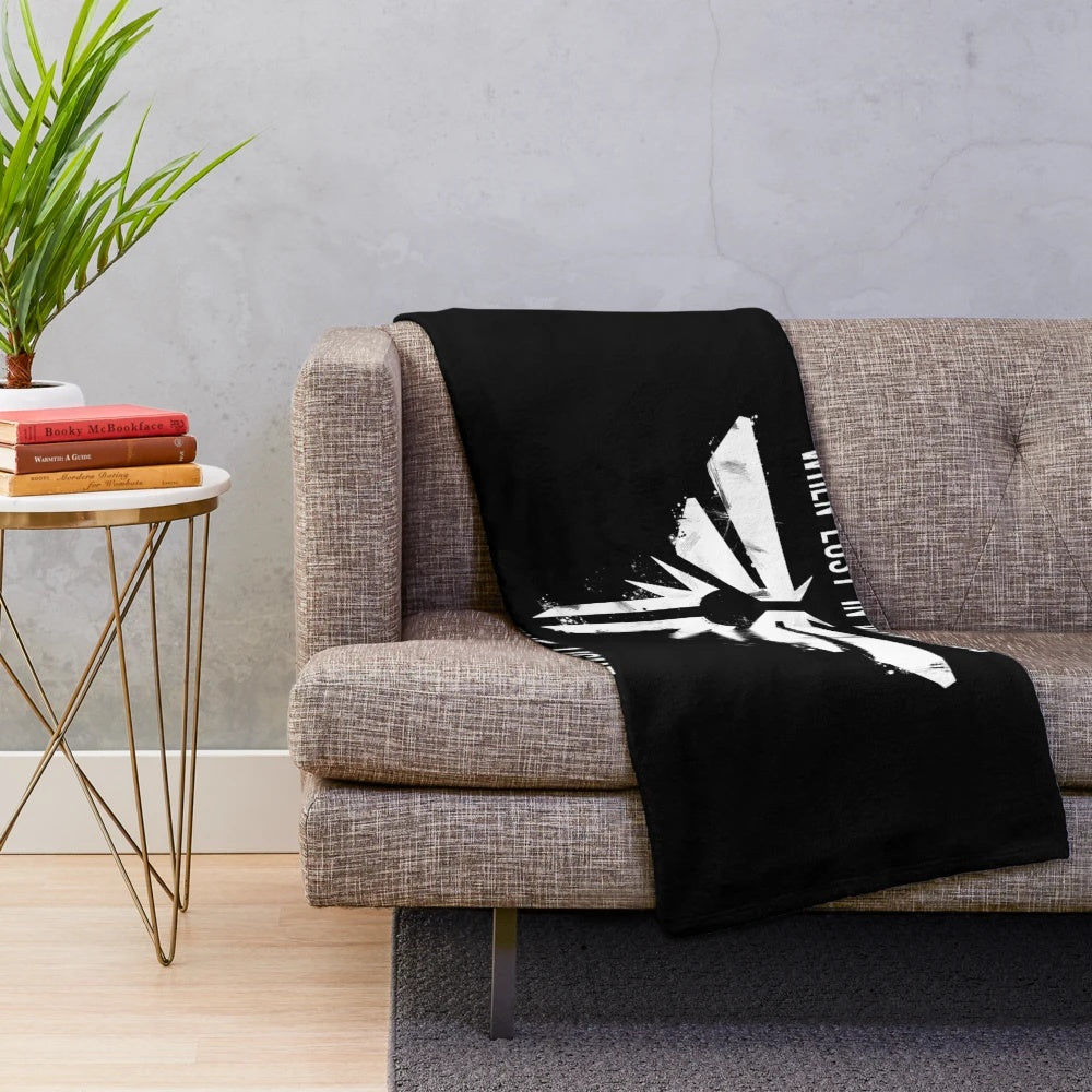Fireflies Plush Blanket featuring the iconic imagery of The Last of Us