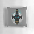 Firefly 2.0 sci-fi themed pillow with a retro-futuristic design