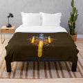Firefly plush blanket featuring the iconic Serenity ship and Browncoat design