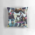 Fitzier collage depicting the terror of the Arctic expedition, printed on a high-quality pillow