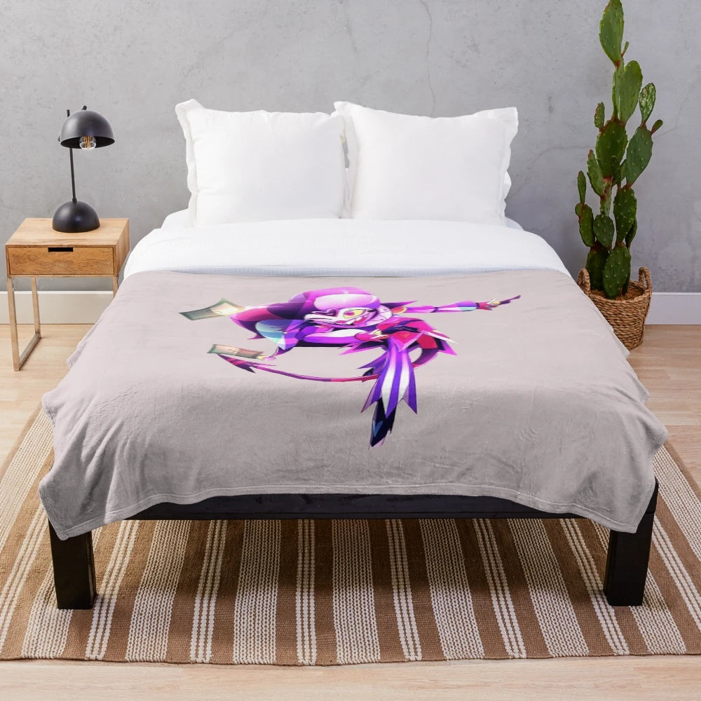 Fizzarolli from Helluva Boss Inspired Plush Blanket