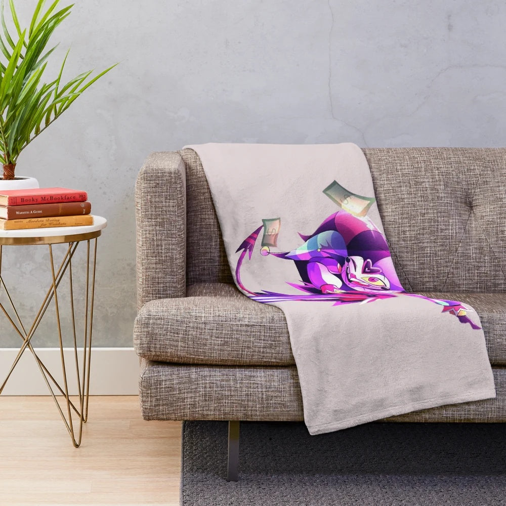 Fizzarolli from Helluva Boss Inspired Plush Blanket