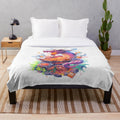 Flame Grilled Legendary Dragon Plush Blanket