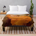 Flaming June Plush Blanket featuring Frederic Leighton's famous painting