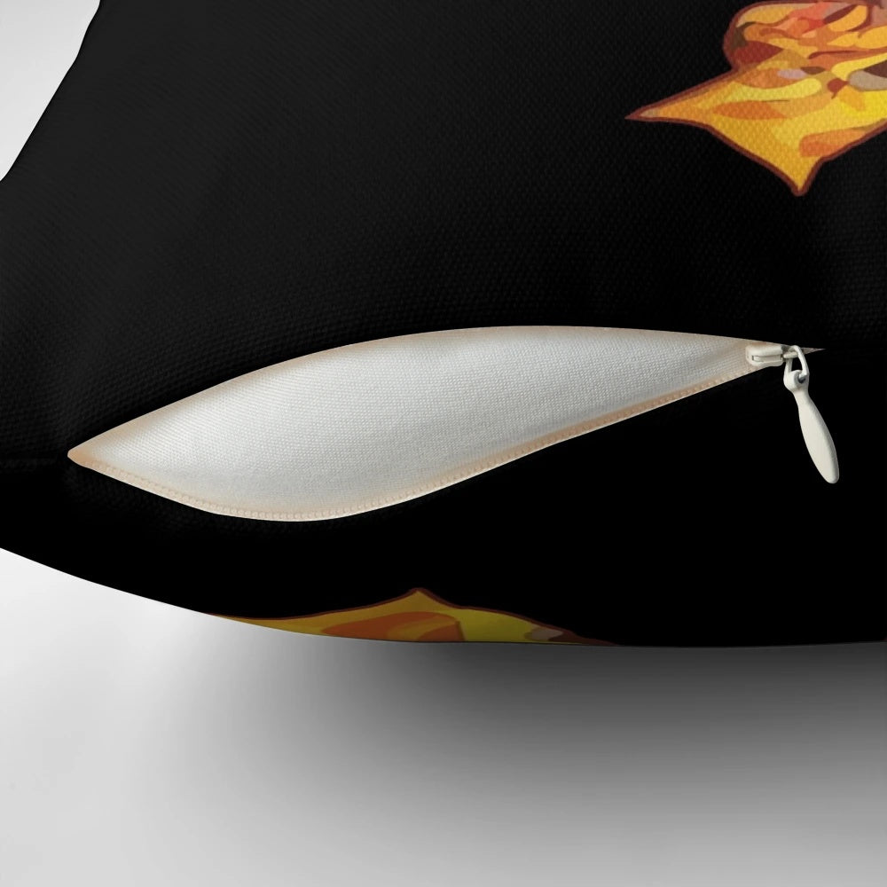 Flavortown themed Guy Fieri inspired decorative throw pillow