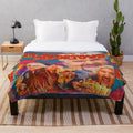 Flavortown plush blanket featuring Guy Fieri's iconic look and style