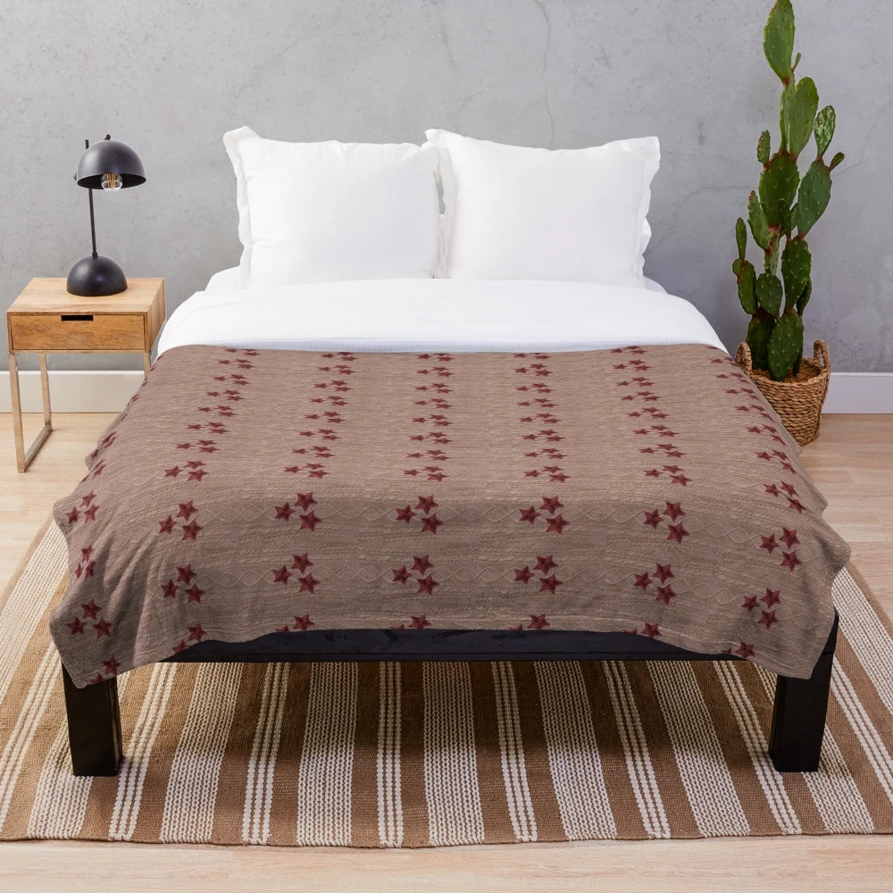 Floral plush blanket inspired by Taylor Swift's Folklore album