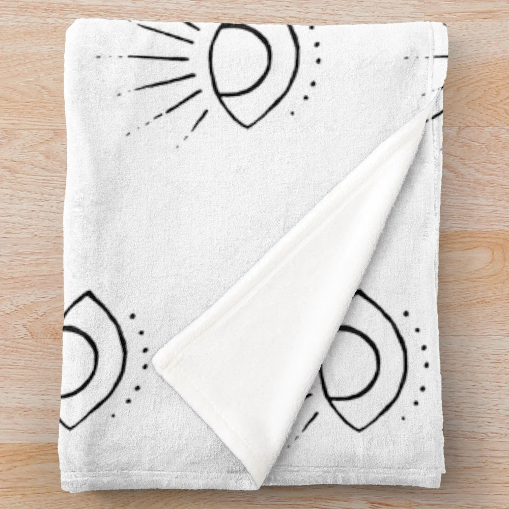Cozy and soft plush blanket inspired by the music of Florence and the Machine