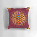 Flower of Life Chakra Meditation Pillow - Spirituality, Yoga, Zen