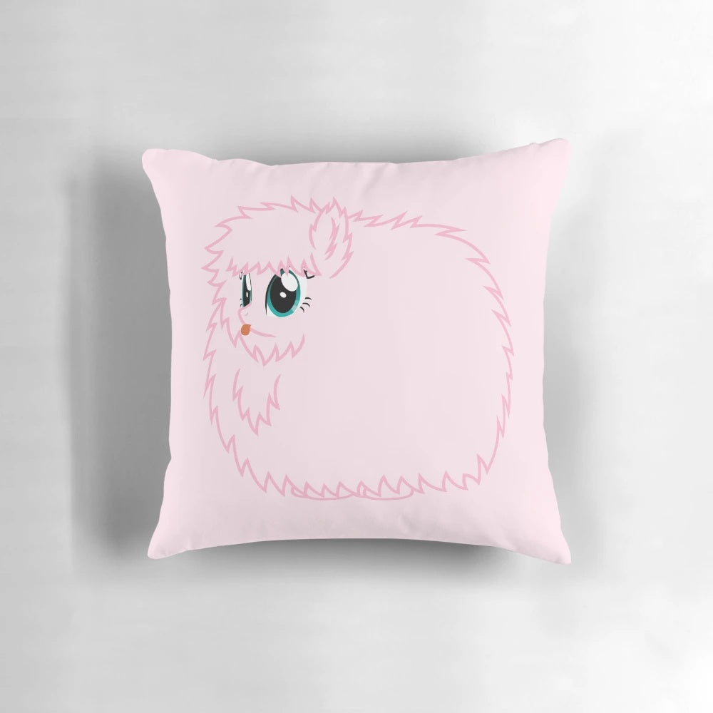 Fluffy Fluffle Puff plush pillow from My Little Pony, a cozy and whimsical home accent.