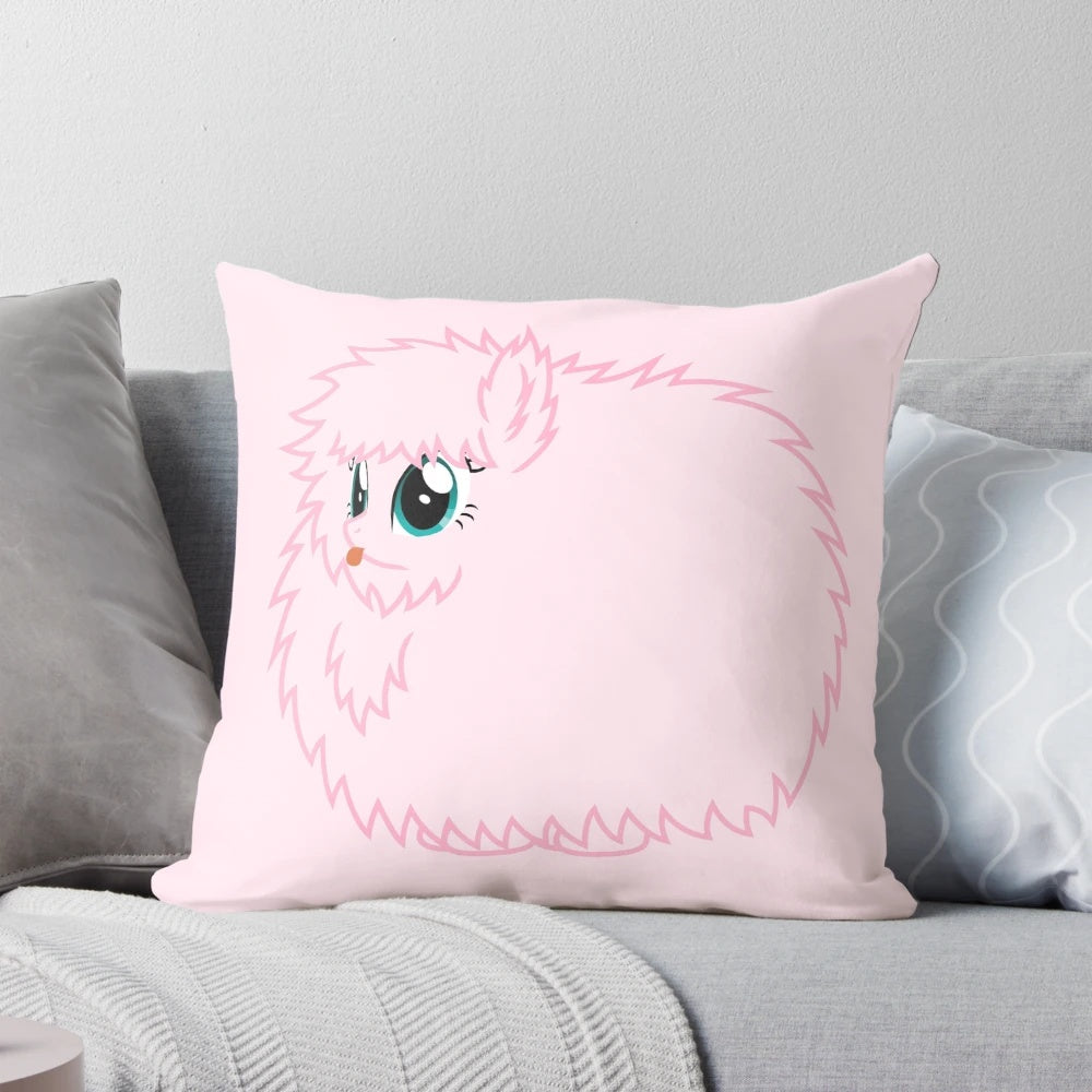 Fluffy Fluffle Puff plush pillow from My Little Pony, a cozy and whimsical home accent.
