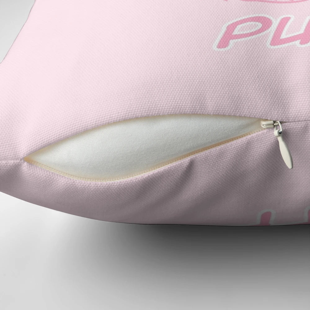 Fluffle Puff decorative pillow with My Little Pony inspired design