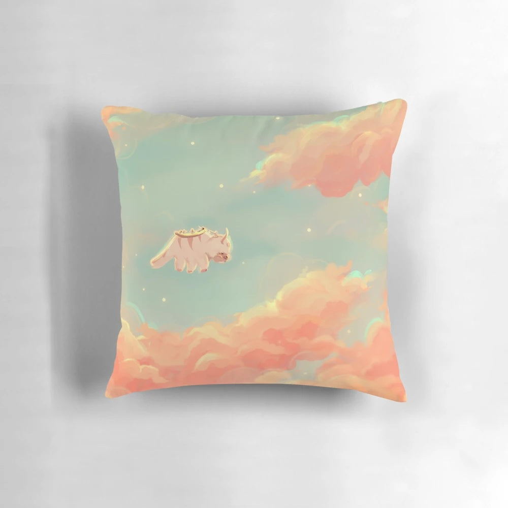 Soft and cozy Appa pillow from the anime series Avatar: The Last Airbender
