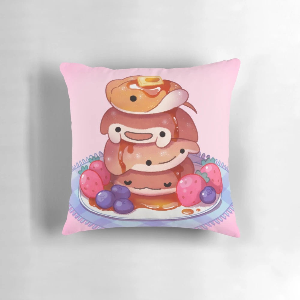Soft and plush pillow featuring a cute cownose ray design