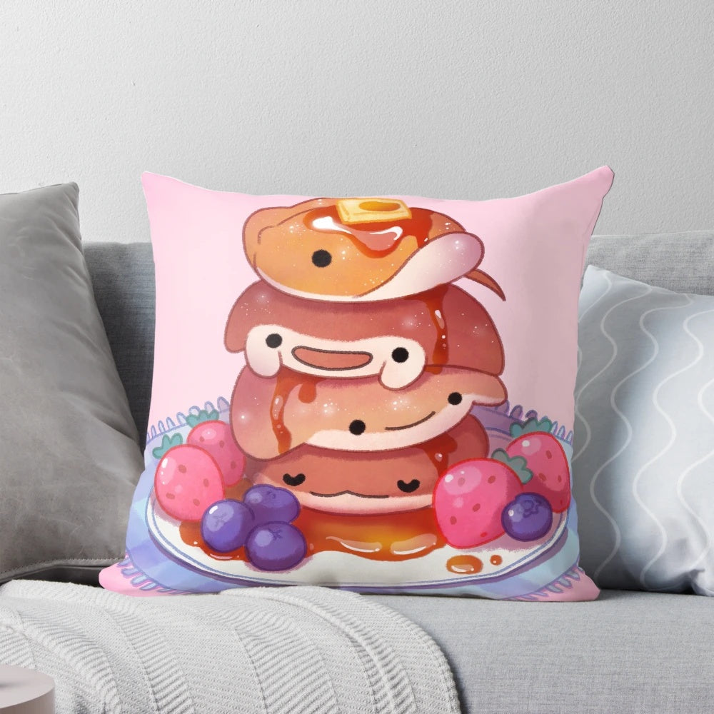 Soft and plush pillow featuring a cute cownose ray design