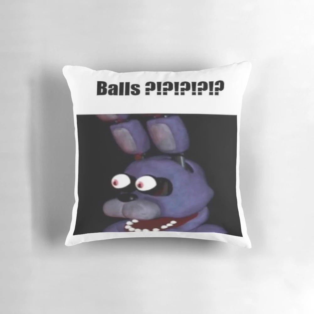 Plush balls featuring a character inspired by Bonnie from the Five Nights at Freddy's video game series.