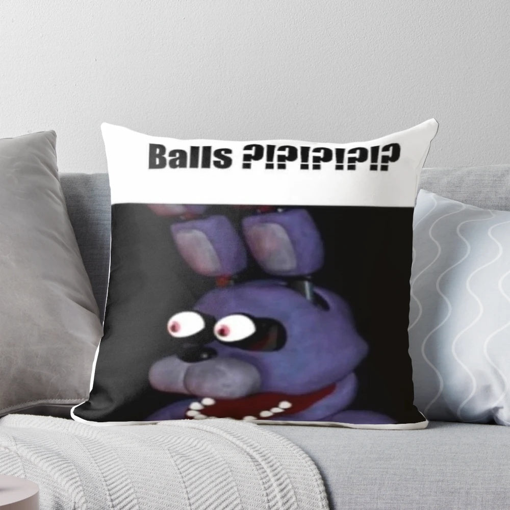 Plush balls featuring a character inspired by Bonnie from the Five Nights at Freddy's video game series.