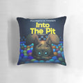 Fnaf Into the Pit Pillow - Featuring characters and imagery from the Five Nights at Freddy's "Into the Pit" game.