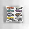 Ford Cortina Evolution Poster Pillow featuring vintage car designs