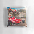 Plush Formula 1 pillow with Charles Leclerc, Ferrari driver