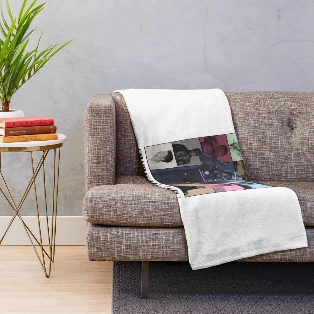 Charles Leclerc Formula One Inspired Plush Blanket with The Eras Tour Motif