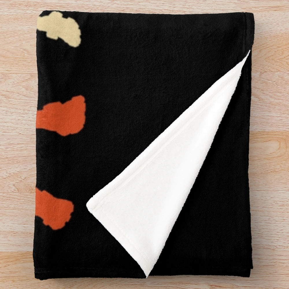 Fortnite inspired plush blanket with victory dance design